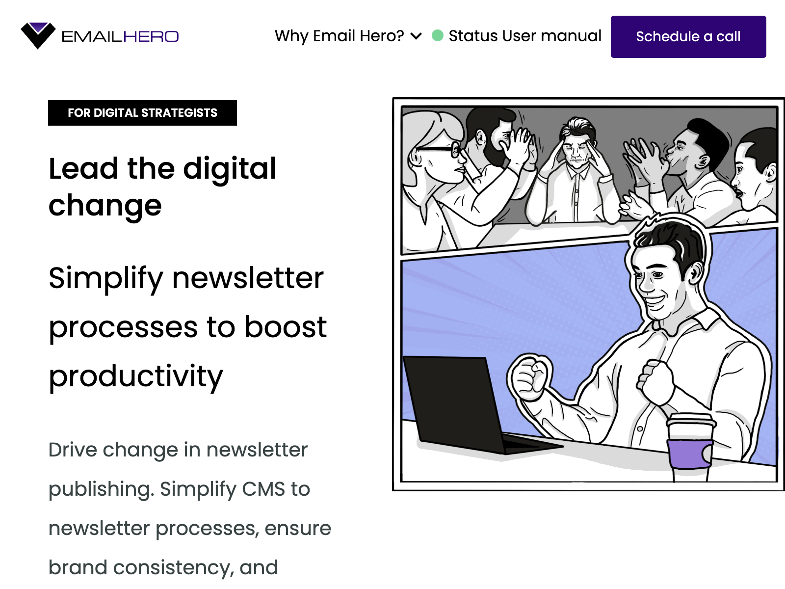 Newsletter manager for publishers