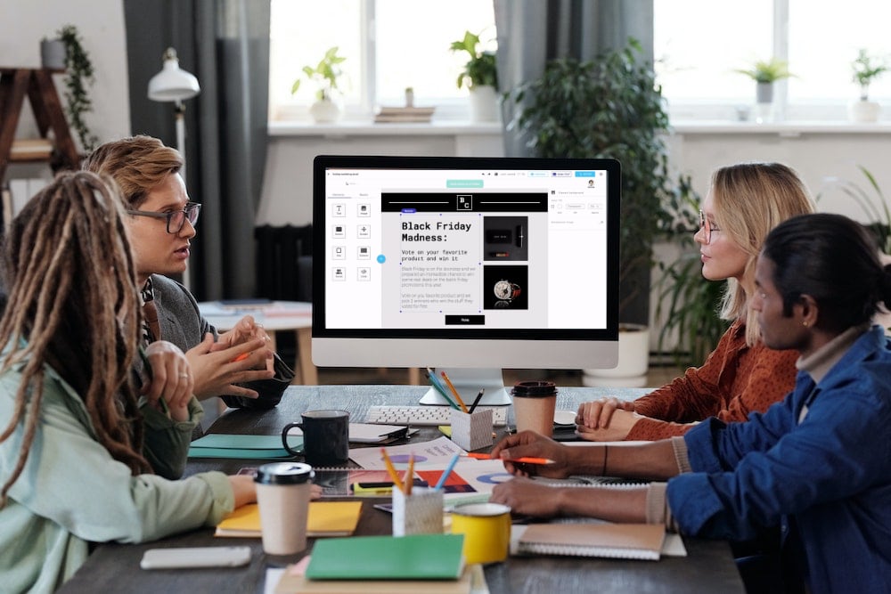 Super-fast email creation workflow.